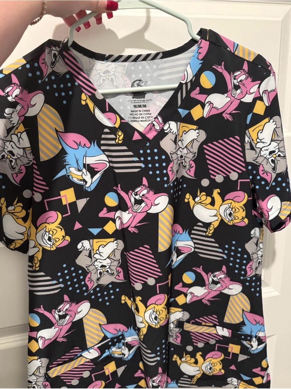 Tom & Jerry Scrub Top
